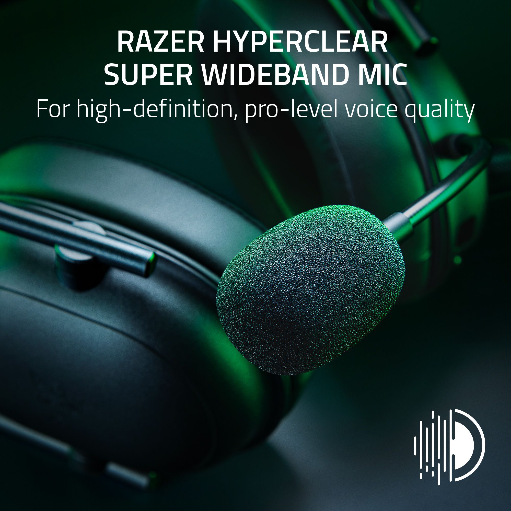 Razer Blackshark V2 Hyperspeed Wireless Esports Headset, 280g